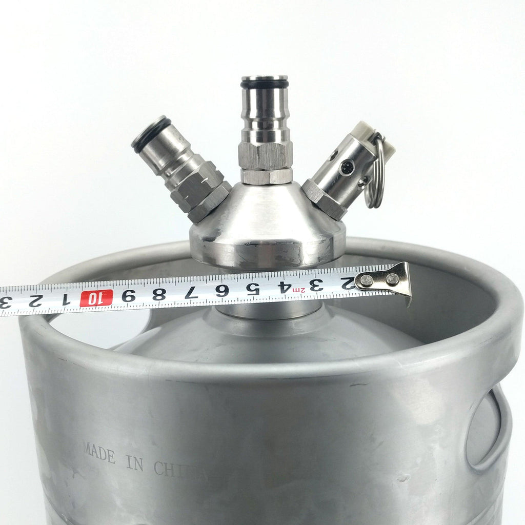 Mini Keg - Ball Lock Tapping Head with 8mm silicone hose - KegLand