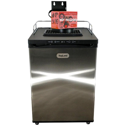 No Reg Model - Keg Master - Series X - Fridge with castor wheels, drip tray, shelves,co2 Cylinder holder - KegLand