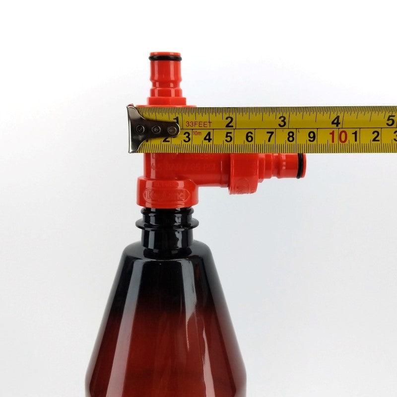 PCO1881 Carbonation Cap Tee Adapter (Female x Male x Male) - KegLand