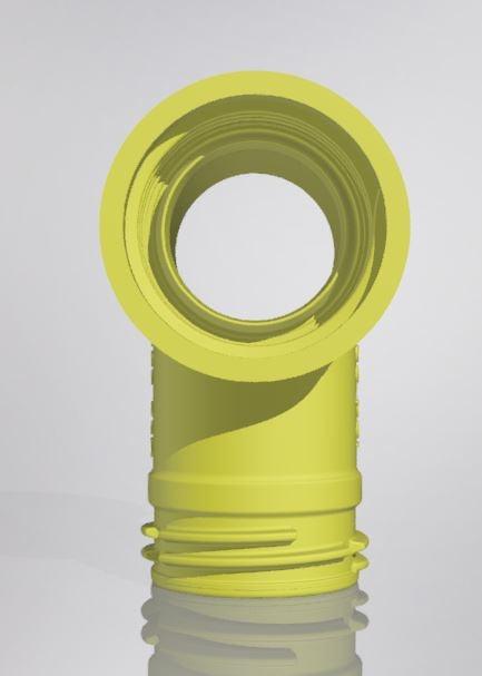 PCO1881 Carbonation Cap Tee Adapter (Female x Male x Male) - KegLand