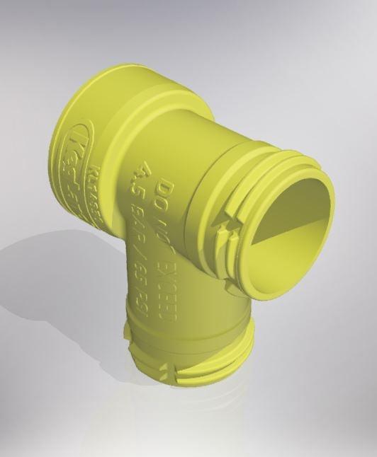 PCO1881 Carbonation Cap Tee Adapter (Female x Male x Male) - KegLand