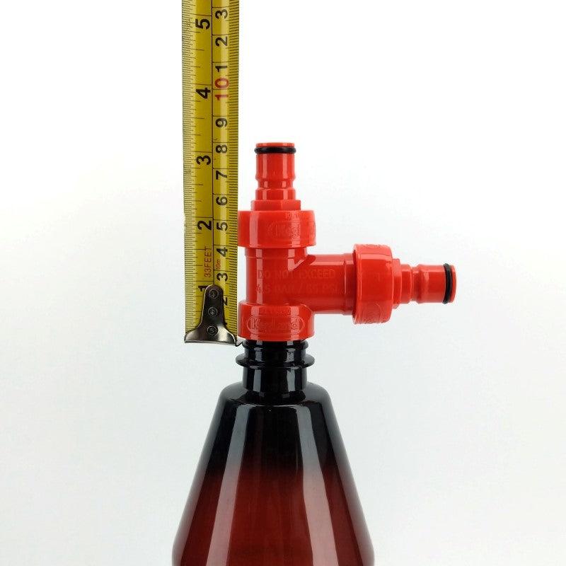 PCO1881 Carbonation Cap Tee Adapter (Female x Male x Male) - KegLand