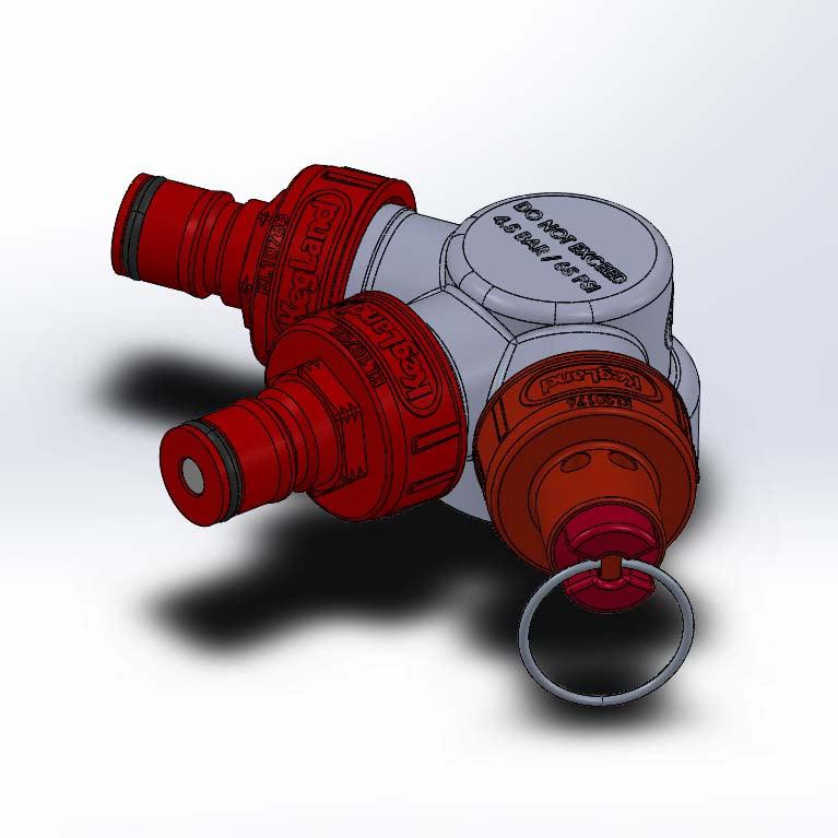 PCO38 Tapping Head Kit ( Silicone Elbow, Tube, PRV, Carbonation caps and Filter) - KegLand