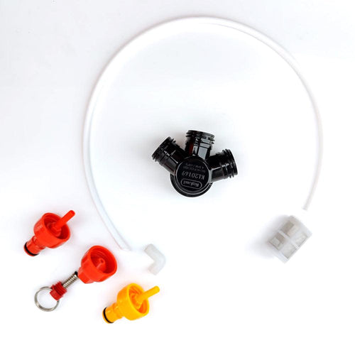 PCO38 Tapping Head Kit ( Silicone Elbow, Tube, PRV, Carbonation caps and Filter) - KegLand