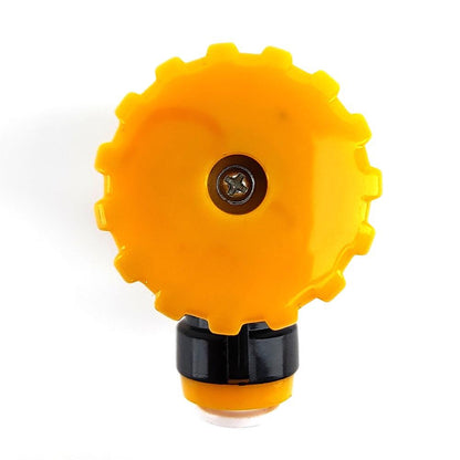 POK duotight 8mm x Flow Control Ball Lock Disconnect (Liquid Black + Yellow) - KegLand