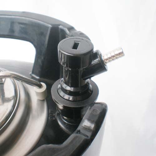 Premium Ball Lock Disconnect (Black/Liquid) - KegLand