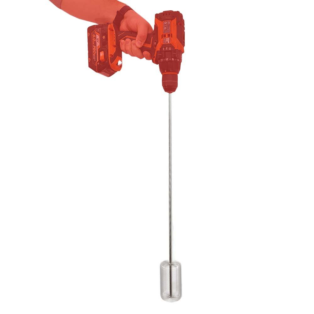 Premium Stainless Steel Drill Powered Mash Stirrer & Mixer - 1/4 Inch Hex Drive - KegLand