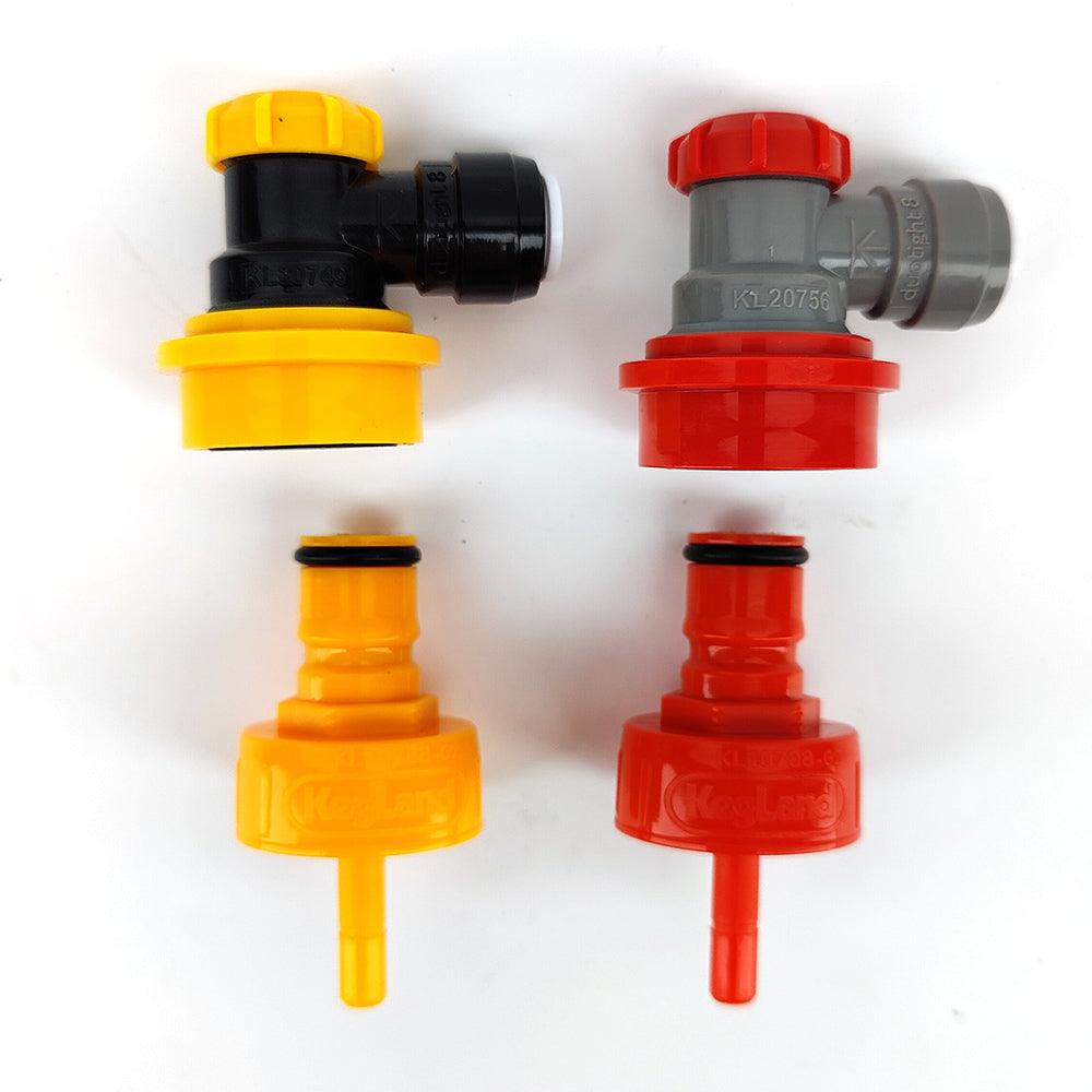 RED FermZilla - Liquid/Gas Post Plastic Carbonation Cap - KegLand