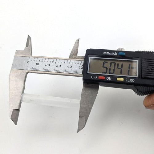 Rigid Plastic Joiner 6mm ID x 8mm OD (5/16) x 50mm Long - KegLand