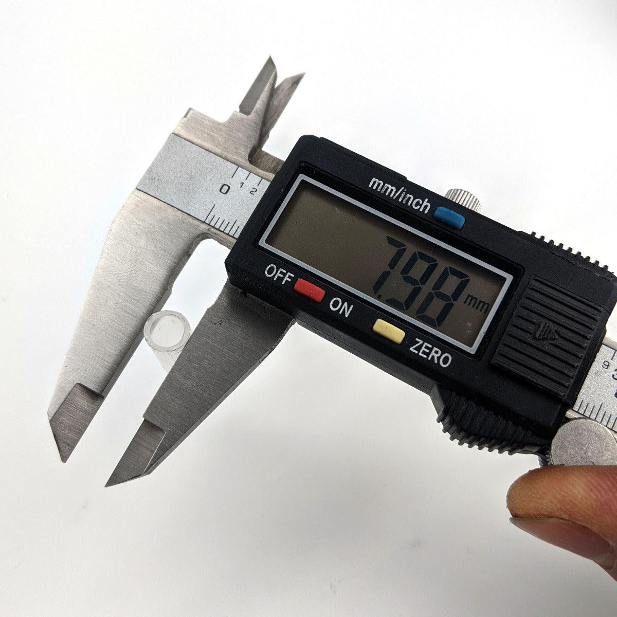 Rigid Plastic Joiner 6mm ID x 8mm OD (5/16) x 50mm Long - KegLand