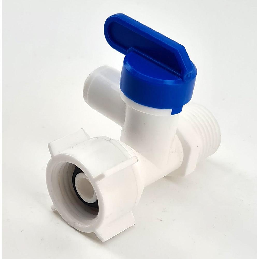 RO Filter System Diverter Valve duotight 6.35mm (1/4') + Male & Female Faucet Adapter - KegLand