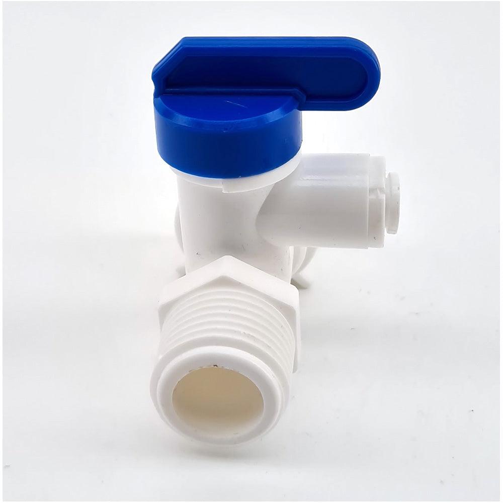 RO Filter System Diverter Valve duotight 6.35mm (1/4') + Male & Female Faucet Adapter - KegLand