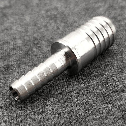 Stainless splicer 6mm Barb X 13mm barb - KegLand