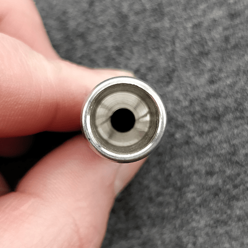 Stainless splicer 6mm Barb X 13mm barb - KegLand