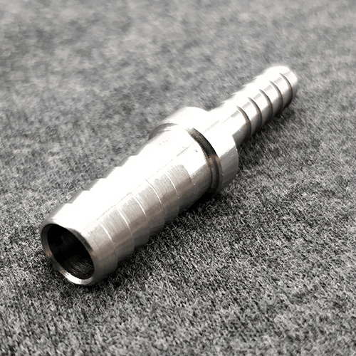 Stainless splicer 6mm Barb X 8mm barb - KegLand