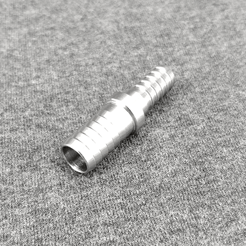 Stainless splicer 8mm Barb X 10mm barb - KegLand