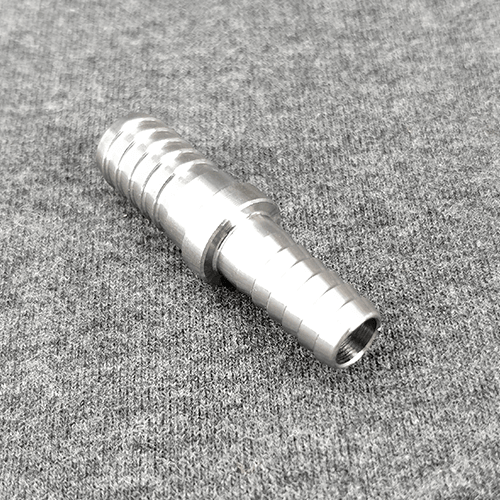 Stainless splicer 8mm Barb X 10mm barb - KegLand