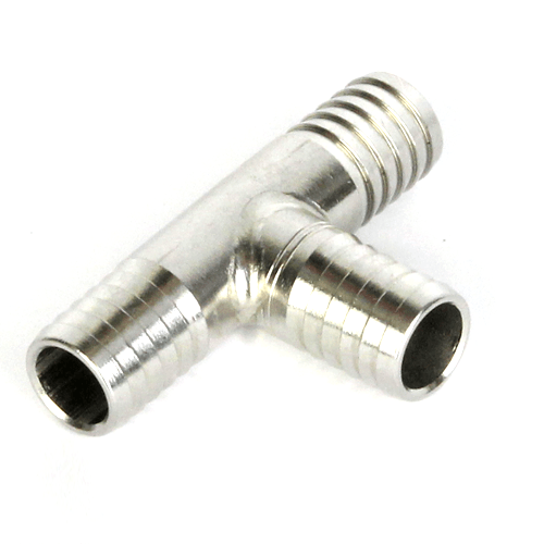 Stainless Tee - 10mm Barb - KegLand