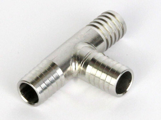 Stainless Tee - 13mm Barb - KegLand