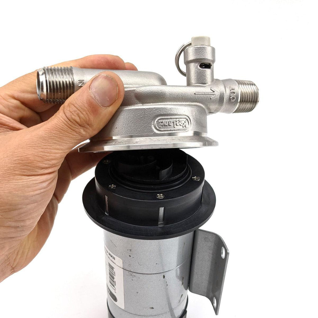 TC Breakdown - 3 Inch Tri-Clover - Conversion Kit for 25w Pump (included SS Pump Head, Impeller Housing and Screw set) (motor not included) - KegLand