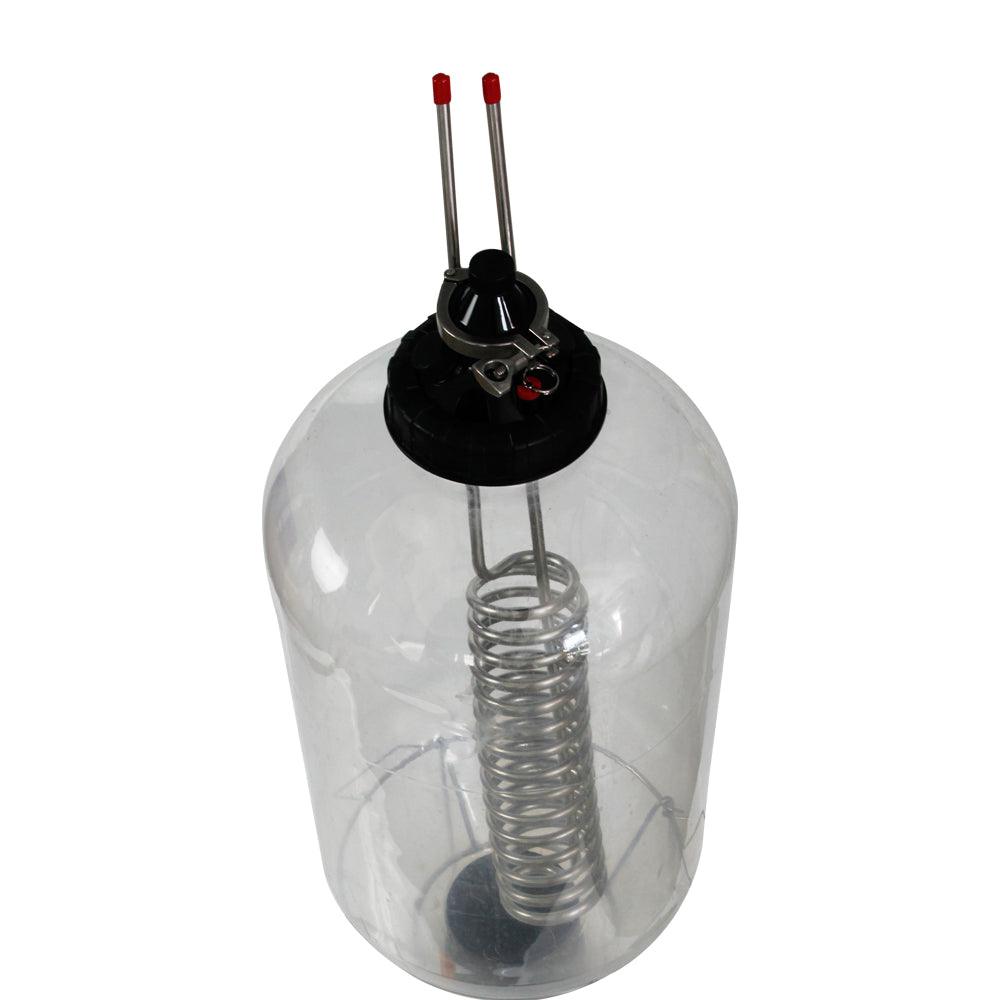 Temp Twister 9.5mm (3/8') Stainless Glycol Cooling/Heating Coil (Including 9.5mm (3/8') x 1/2' Threa - KegLand