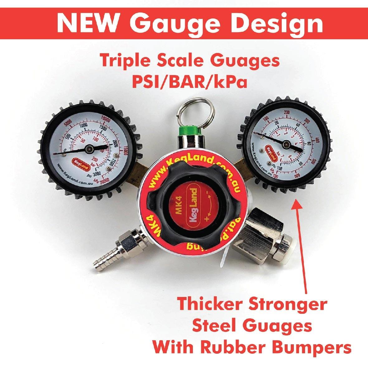Type 30 - MK4 Regulator (6.5bar PRV & 100psi Gauge) - KegLand
