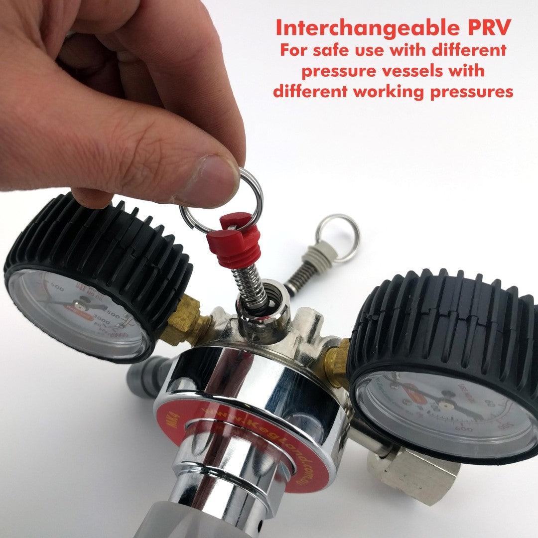 Type 30 - MK4 Regulator (6.5bar PRV & 100psi Gauge) - KegLand